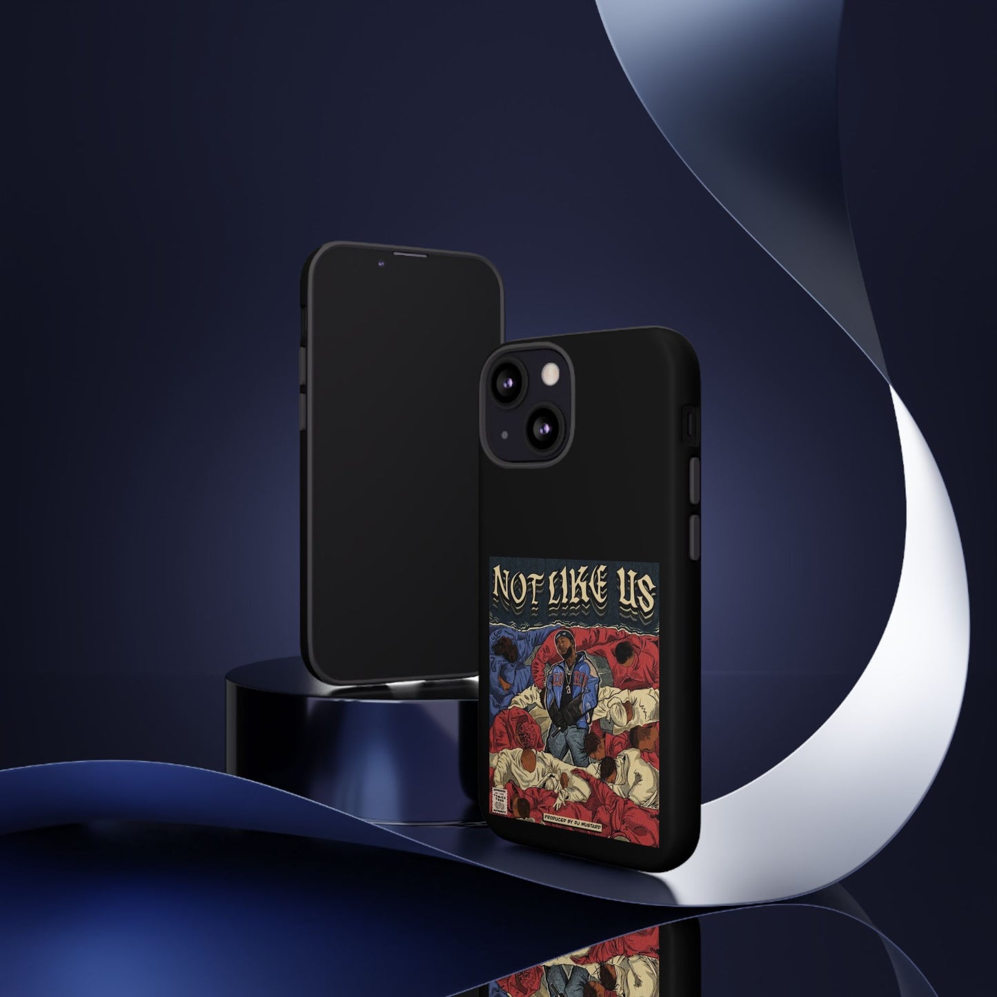 Kendrick Lamar "Not Like Us" Comic Book Cover Tough Phone Case – Hip Hop Art, Shockproof Dual-Layer Protection