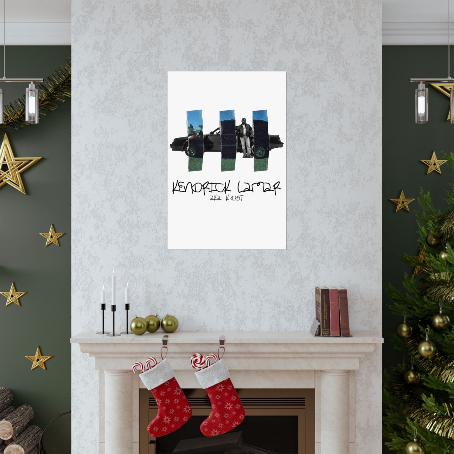 Kendrick Lamar GNX + Good Kid, m.A.A.d City Mashup Poster, Matte – Rap Wall Art, Hip-Hop Home Decor, Urban Music Print, Gift for Fan