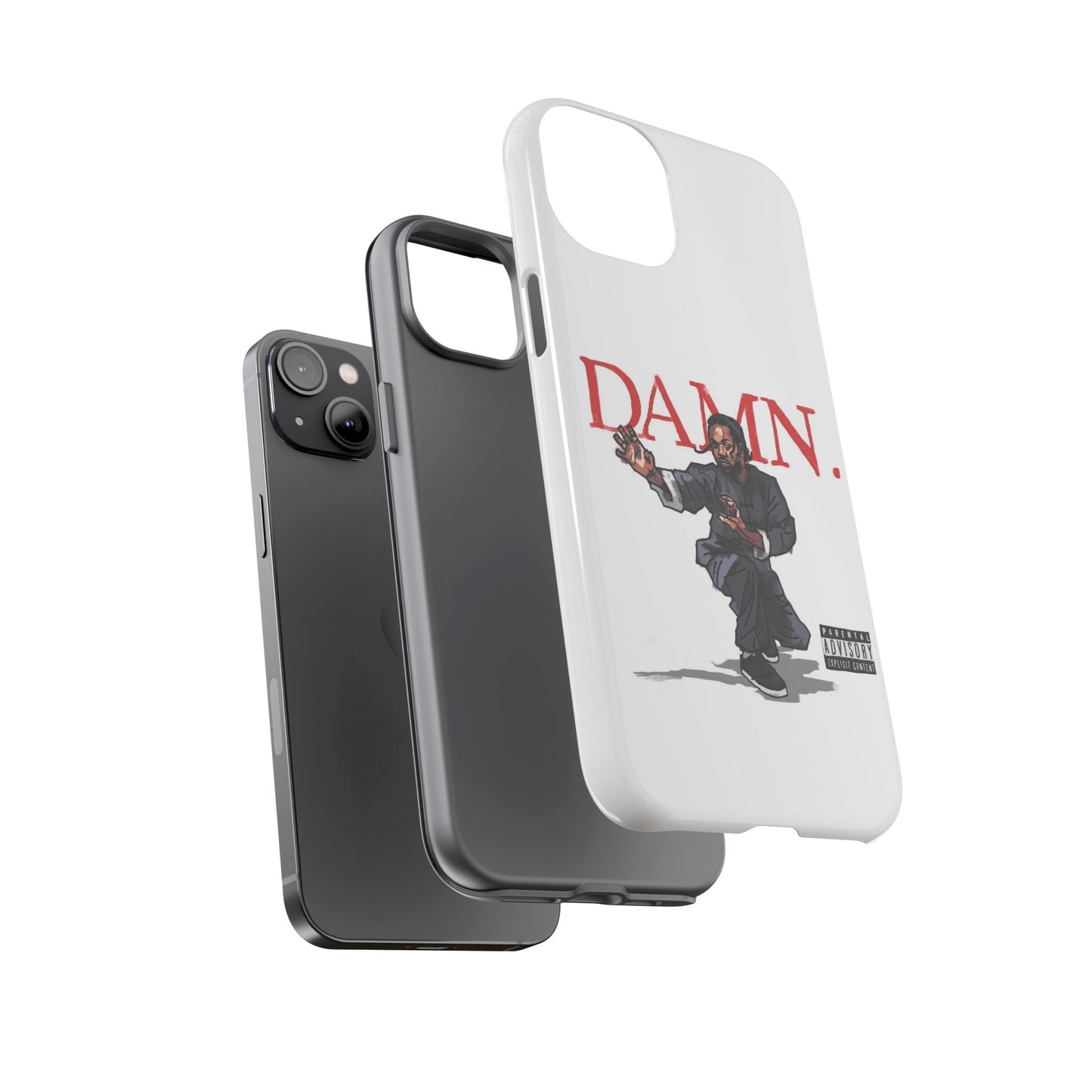 Kendrick Lamar “Kung Fu Kenny” DAMN Album Tough Phone Case – Shockproof Dual Layer Cover