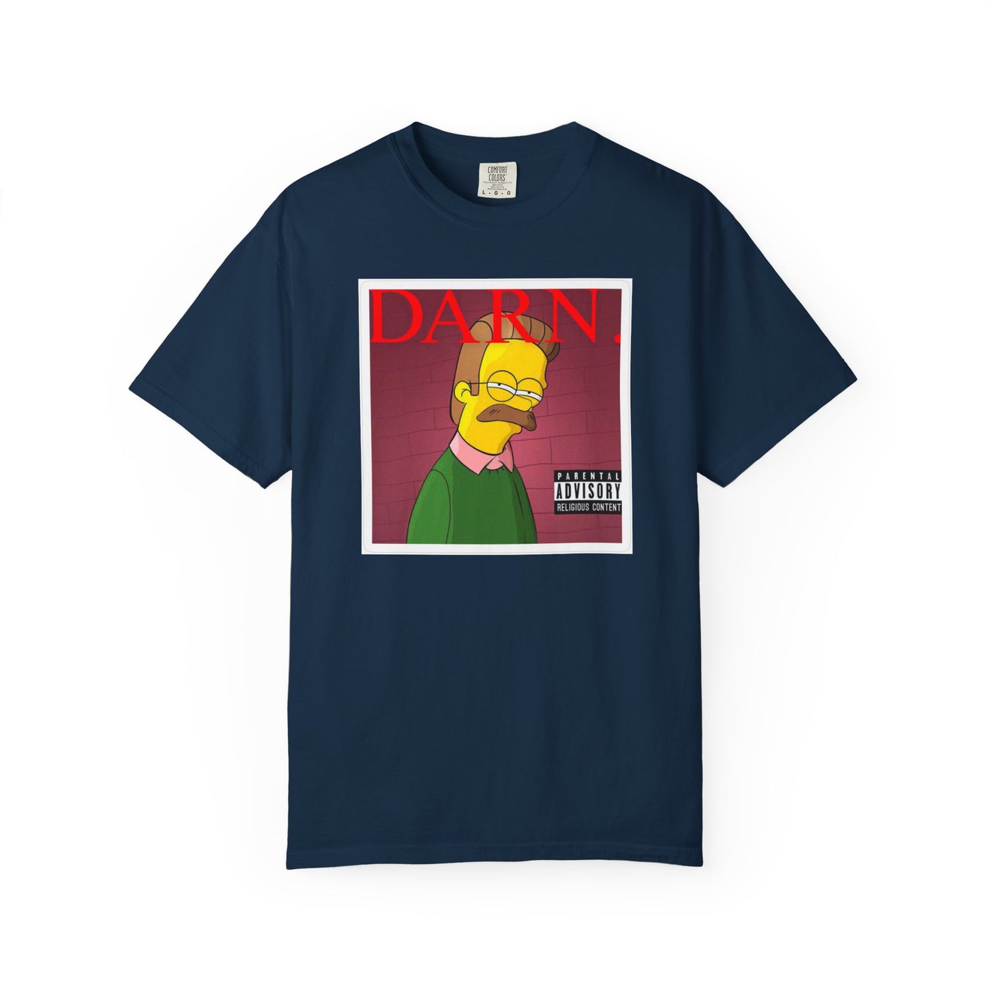 Kendrick Lamar X Simpsons 'Darn' Ned Flanders Mashup - T-shirt, Graphic Tee, Unisex