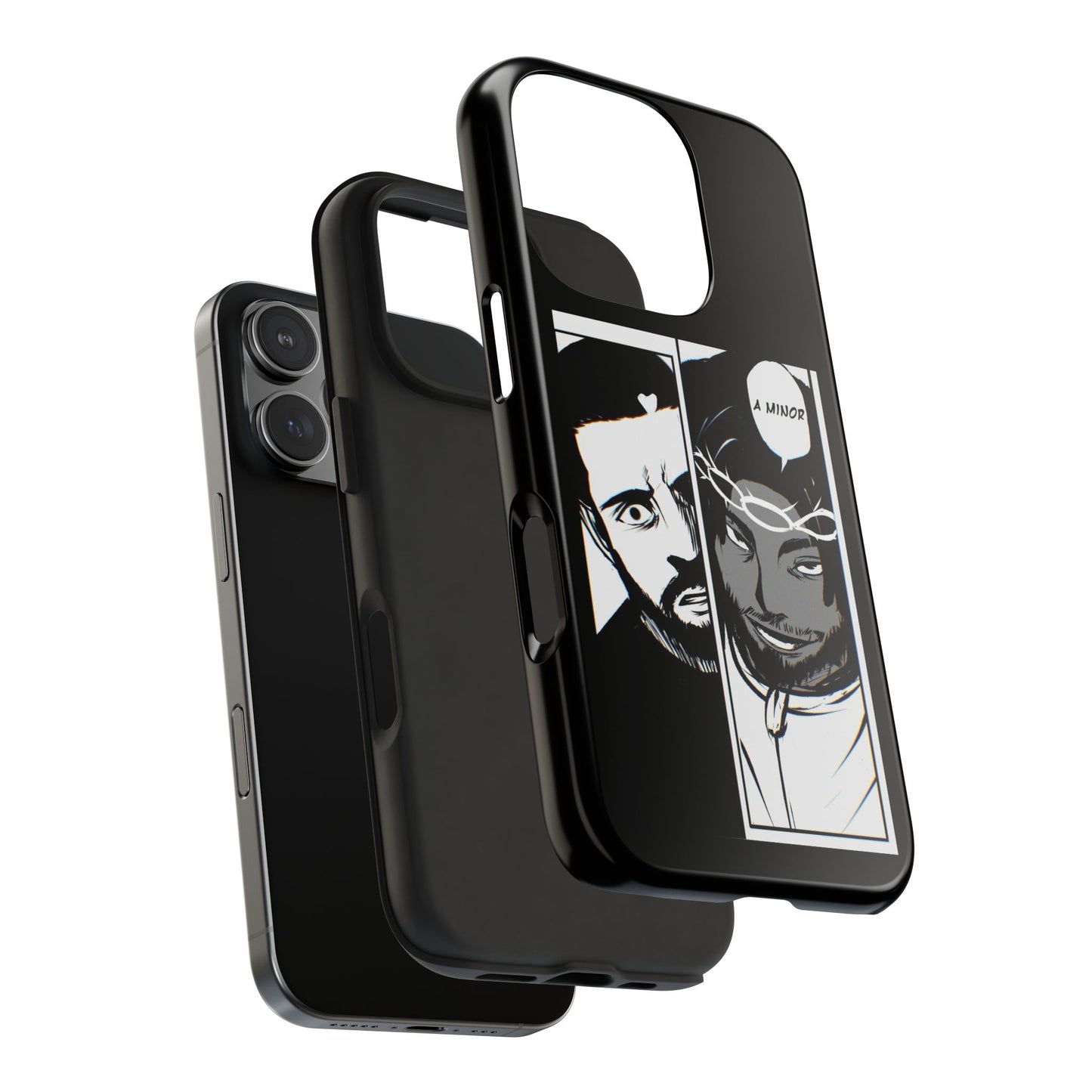 Kendrick Lamar Drake Anime Battle - Phone Case