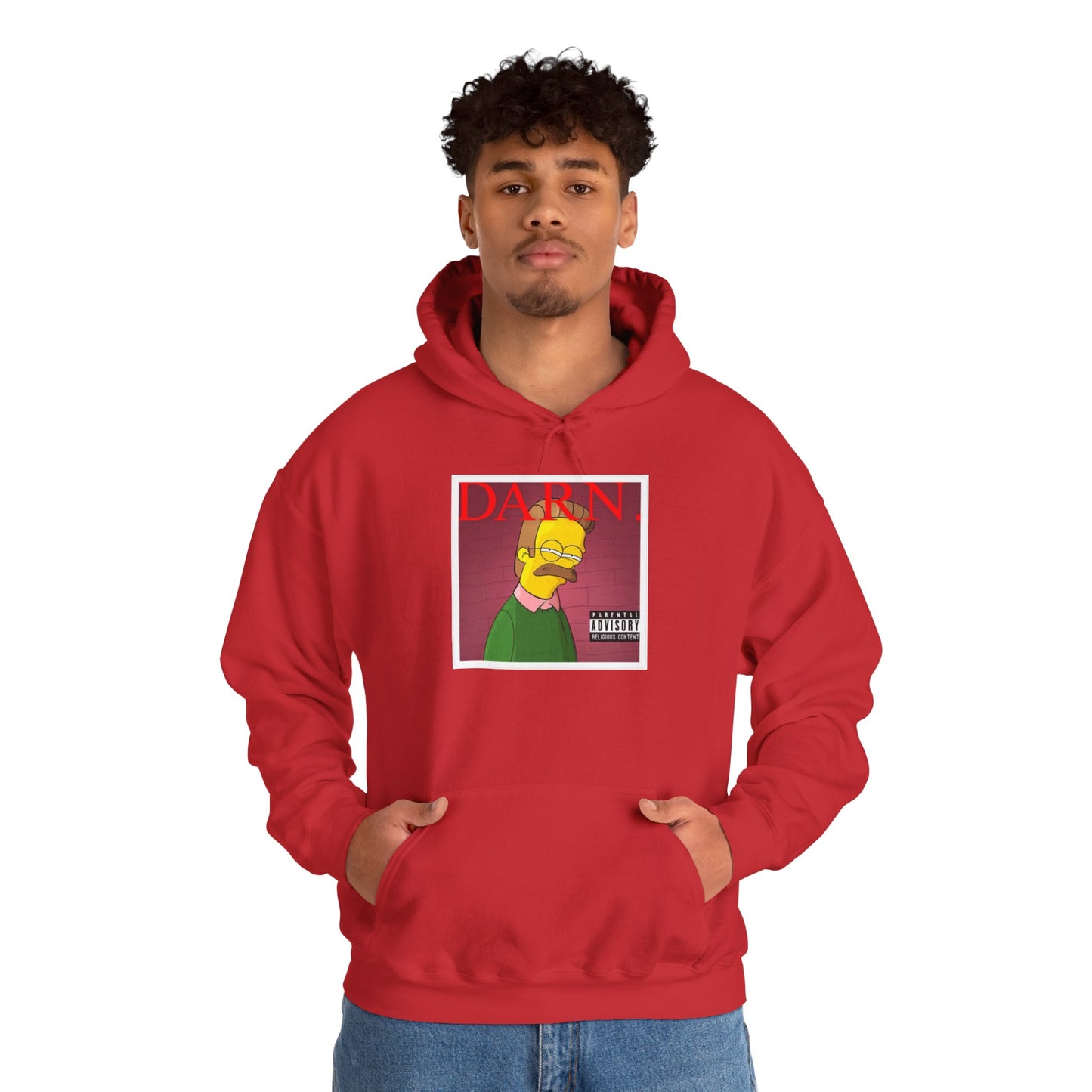 Kendrick Lamar X Simpsons "DARN" Ned Flanders Mashup Hoodie – Funny Rap Streetwear