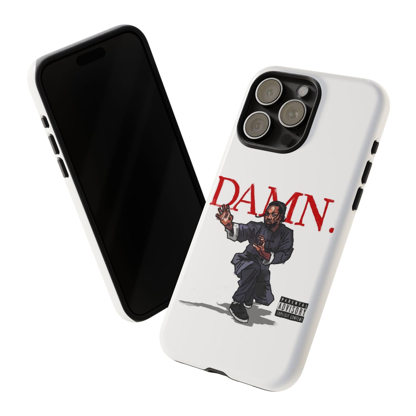 Kendrick Lamar “Kung Fu Kenny” DAMN Album Tough Phone Case – Shockproof Dual Layer Cover