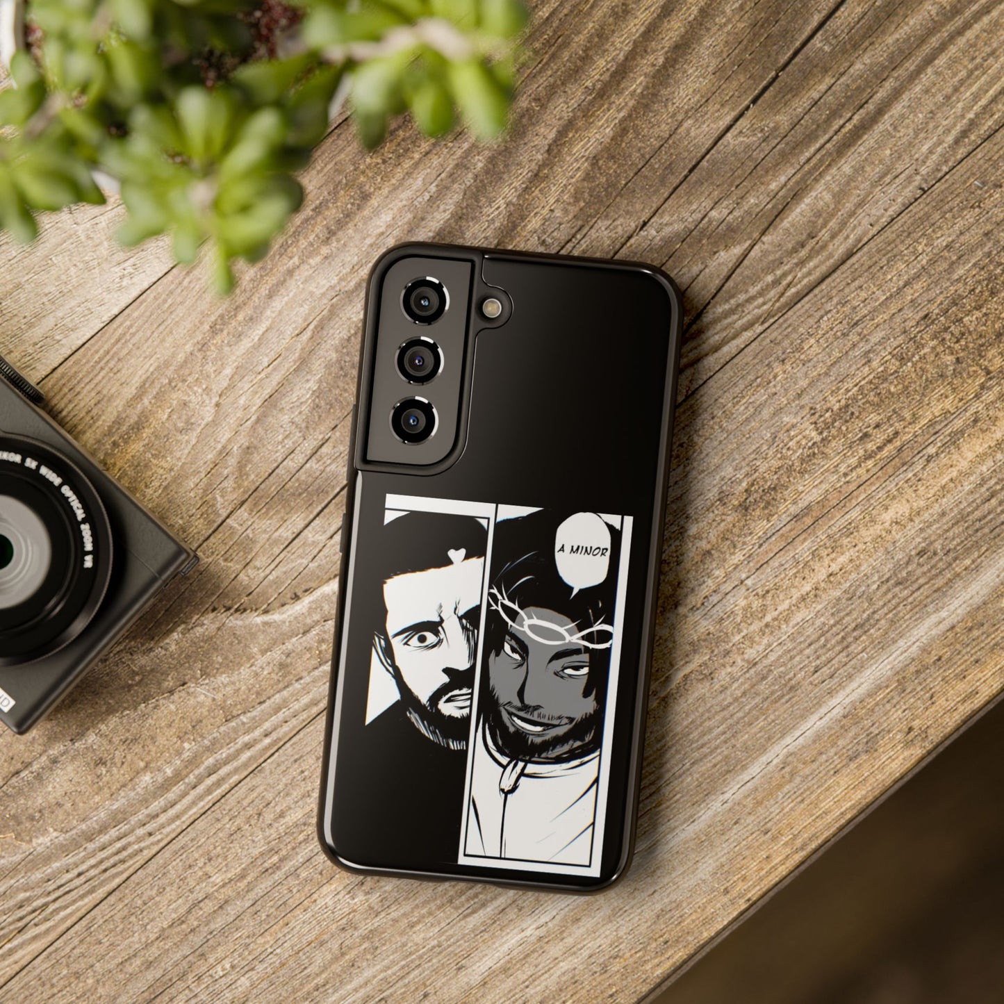 Kendrick Lamar Drake Anime Battle - Phone Case