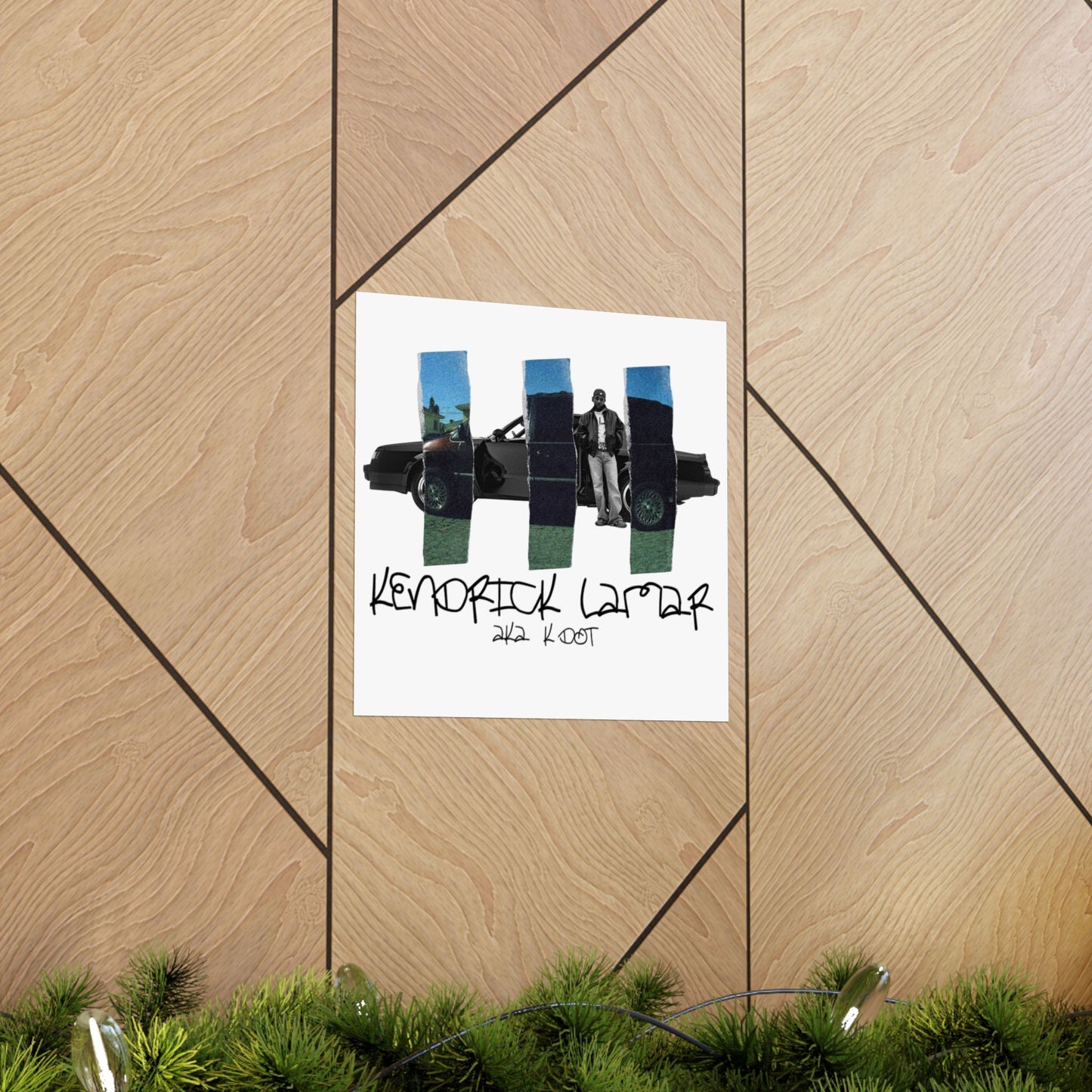 Kendrick Lamar GNX + Good Kid, m.A.A.d City Mashup Poster, Matte – Rap Wall Art, Hip-Hop Home Decor, Urban Music Print, Gift for Fan