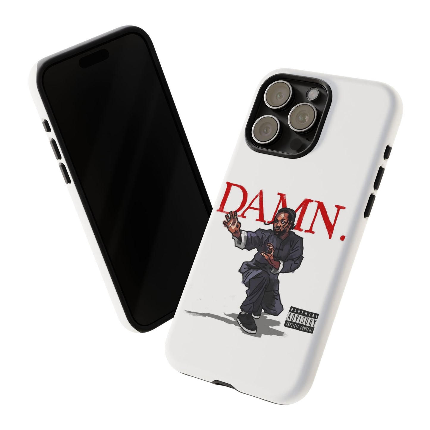 Kendrick Lamar “Kung Fu Kenny” DAMN Album Tough Phone Case – Shockproof Dual Layer Cover