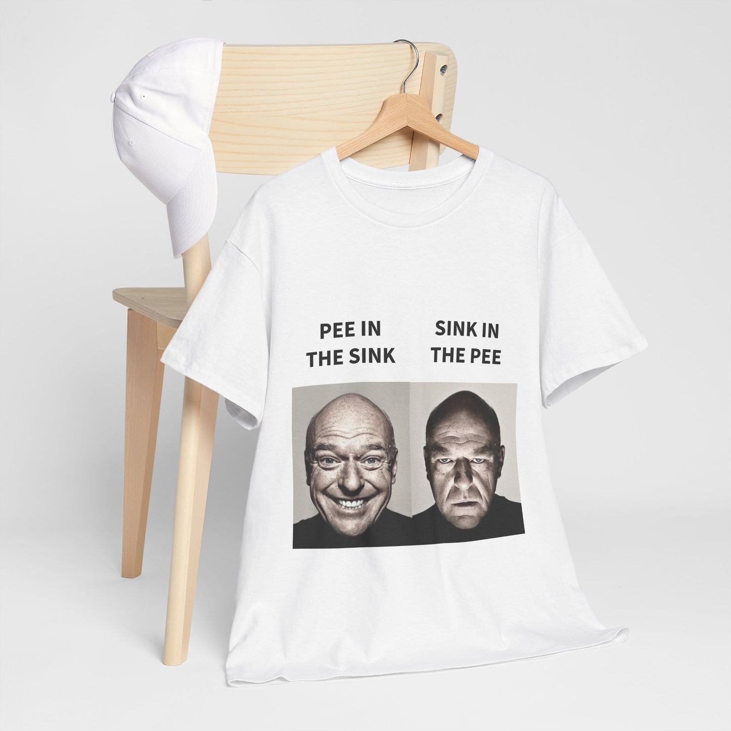 Dean Norris Breaking Bad "PEE IN THE SINK" Meme T-Shirt - WAS $24.99
