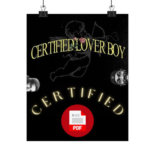 Kendrick Vs Drake 'Certified Lover Boy' Diss - Matte Posters