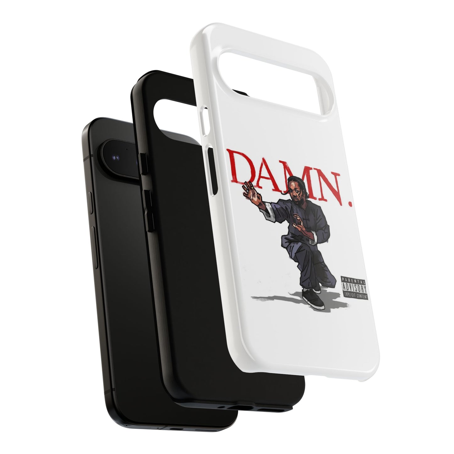 Kendrick Lamar “Kung Fu Kenny” DAMN Album Tough Phone Case – Shockproof Dual Layer Cover