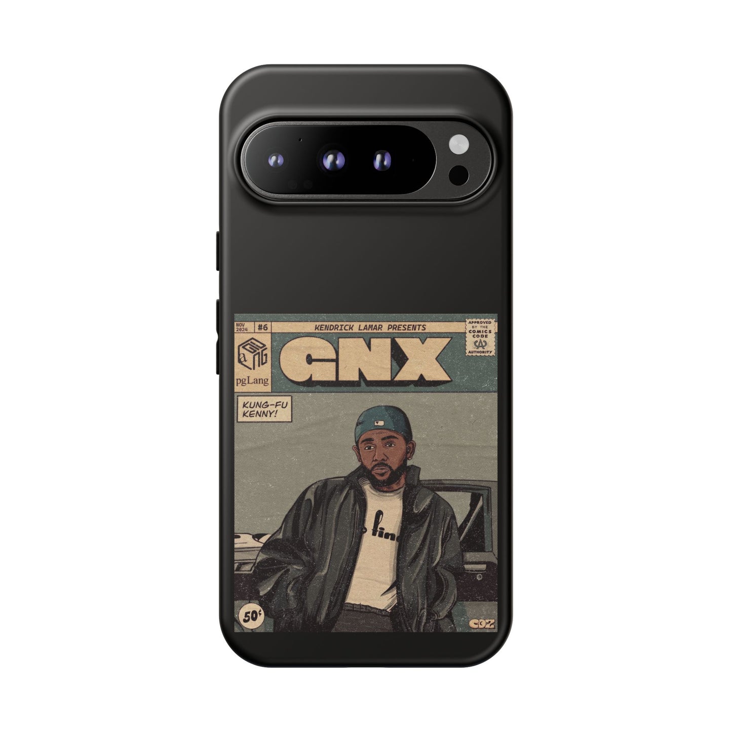 Kendrick Lamar "GNX" Comic Book Phone Case – Tough Shockproof Cover for iPhone, Samsung, & More