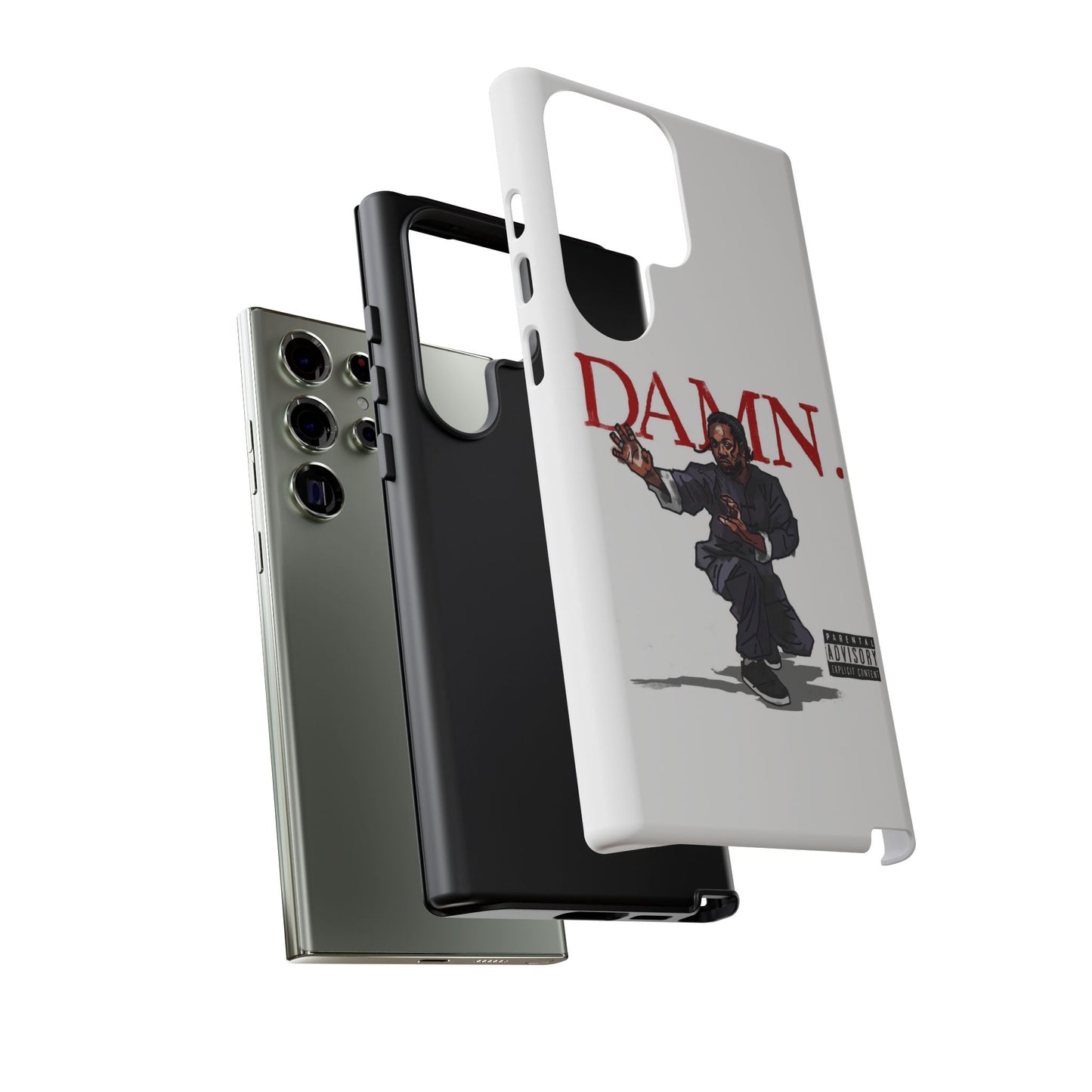 Kendrick Lamar “Kung Fu Kenny” DAMN Album Tough Phone Case – Shockproof Dual Layer Cover