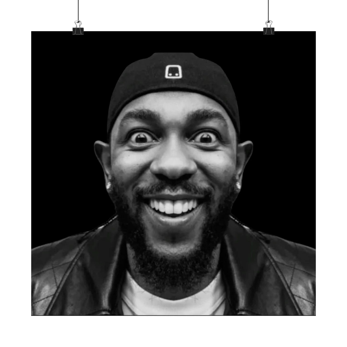 Kendrick Lamar Meme Face Mustard - Matte Posters