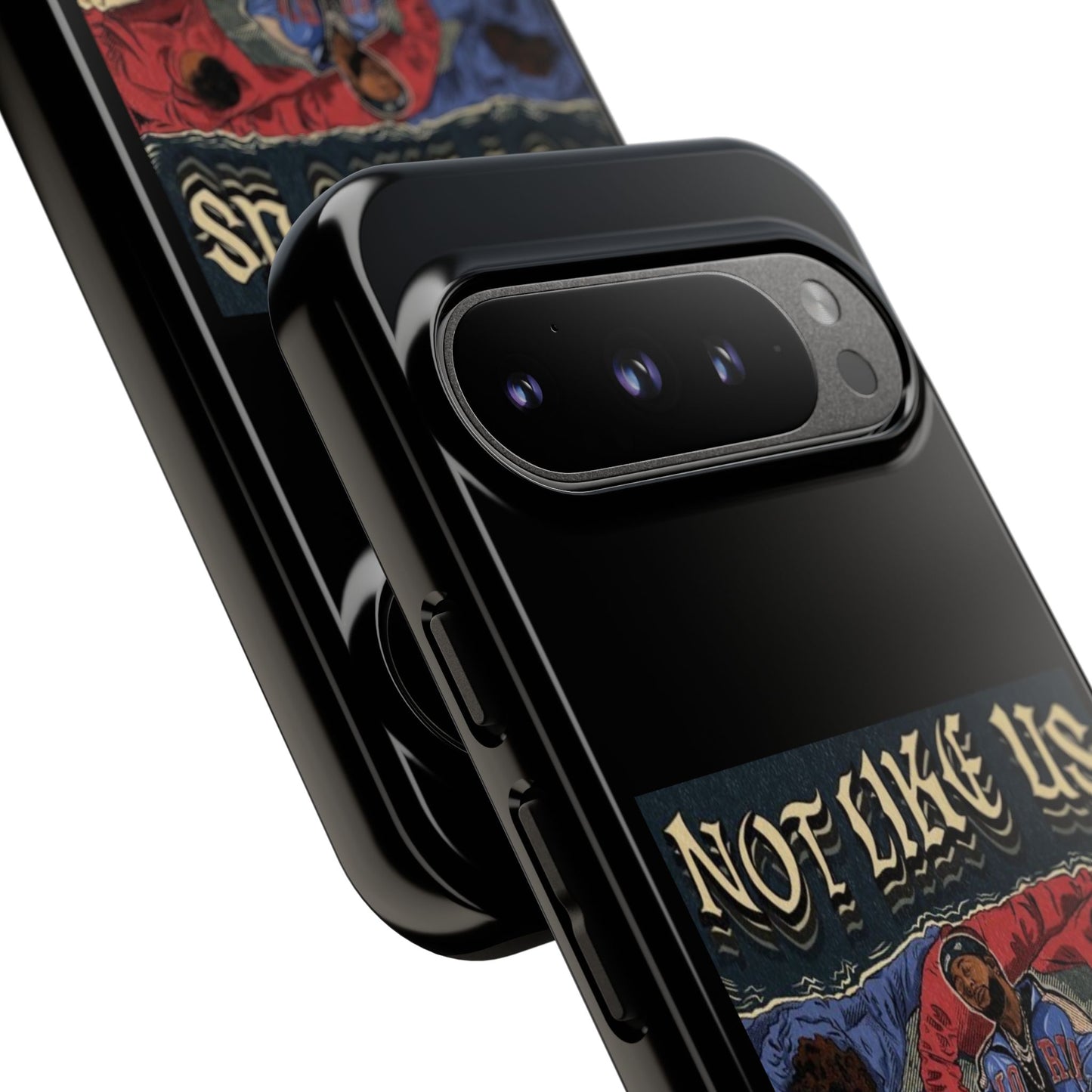 Kendrick Lamar "Not Like Us" Comic Book Cover Tough Phone Case – Hip Hop Art, Shockproof Dual-Layer Protection