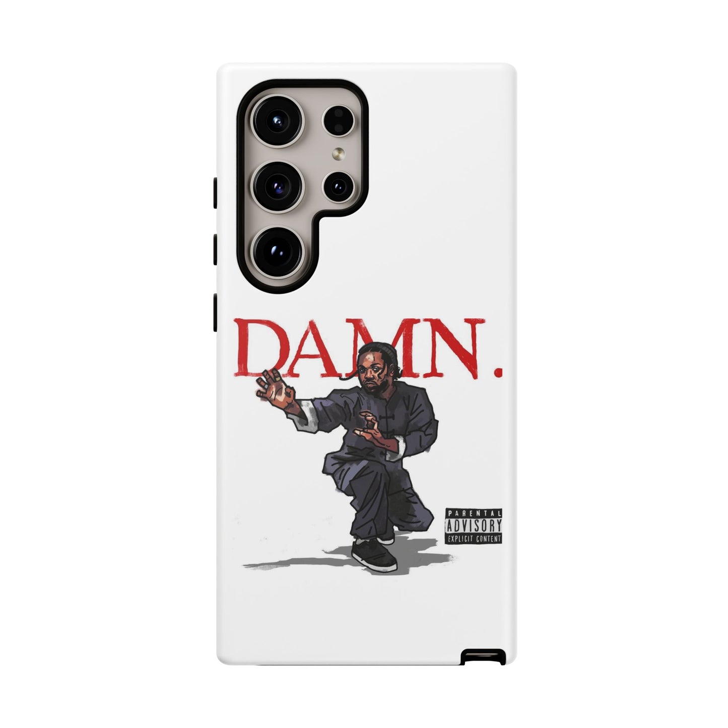 Kendrick Lamar “Kung Fu Kenny” DAMN Album Tough Phone Case – Shockproof Dual Layer Cover