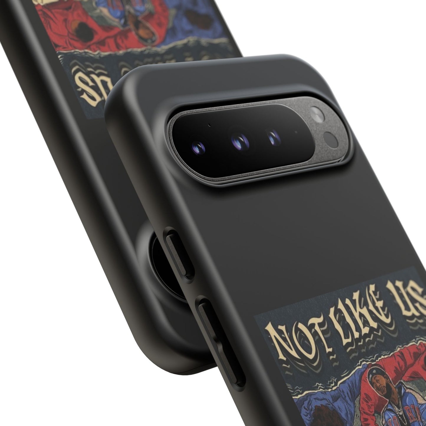 Kendrick Lamar "Not Like Us" Comic Book Cover Tough Phone Case – Hip Hop Art, Shockproof Dual-Layer Protection