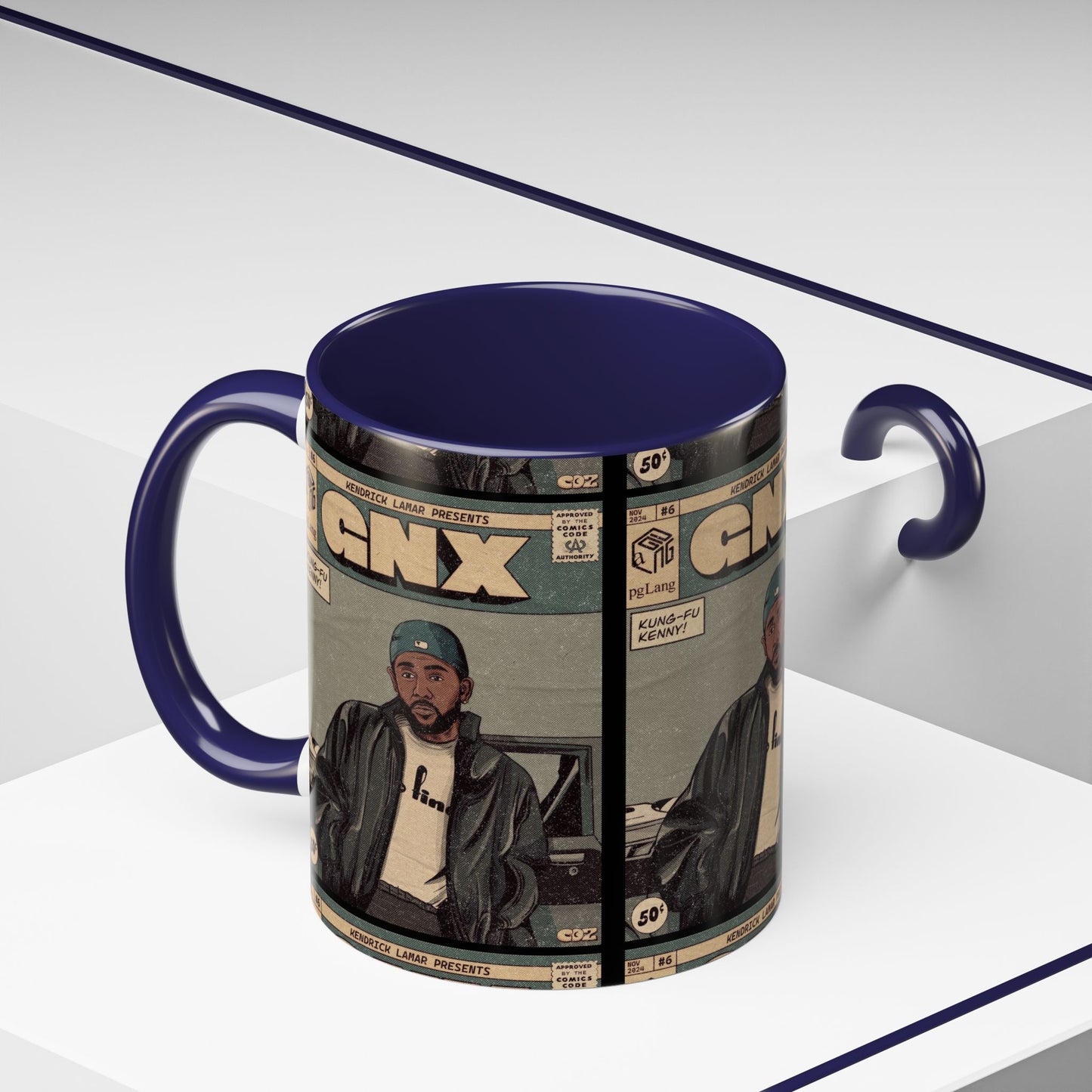 Kendrick Lamar "GNX" Comic Cover Mug – Hip-Hop Art Coffee Cup, Gift for Music Fans