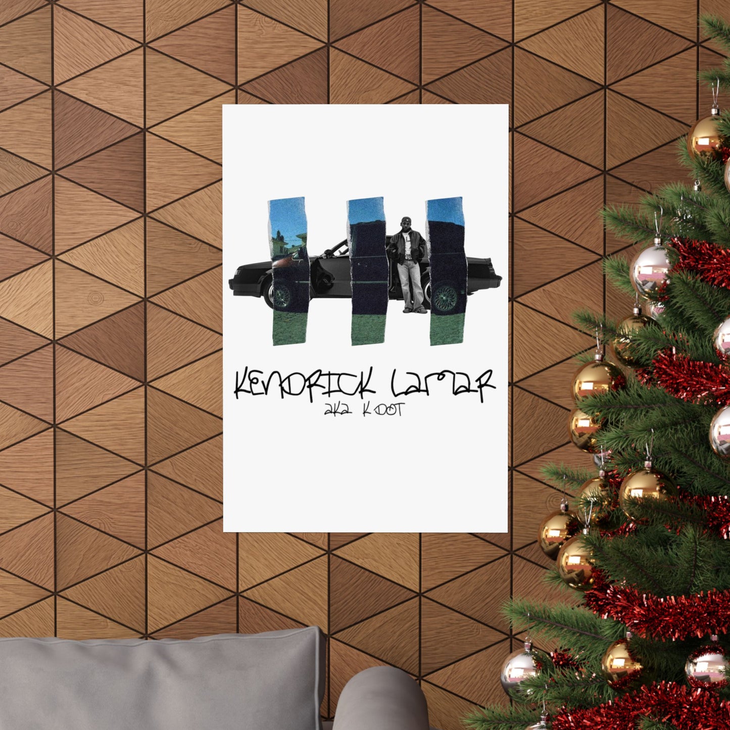 Kendrick Lamar GNX + Good Kid, m.A.A.d City Mashup Poster, Matte – Rap Wall Art, Hip-Hop Home Decor, Urban Music Print, Gift for Fan