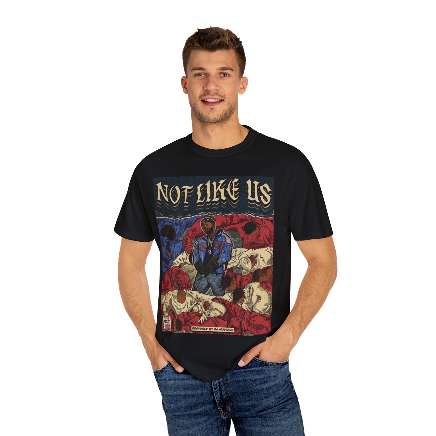 Kendrick Lamar "Not Like Us" Comic Cover - T-shirt