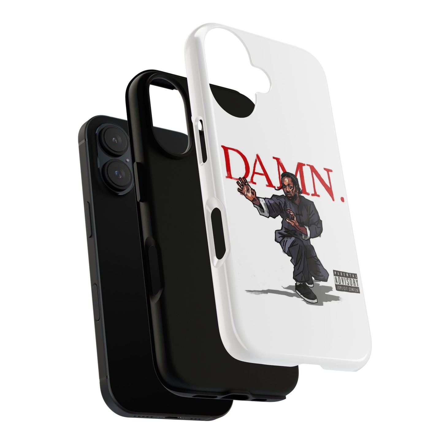 Kendrick Lamar “Kung Fu Kenny” DAMN Album Tough Phone Case – Shockproof Dual Layer Cover
