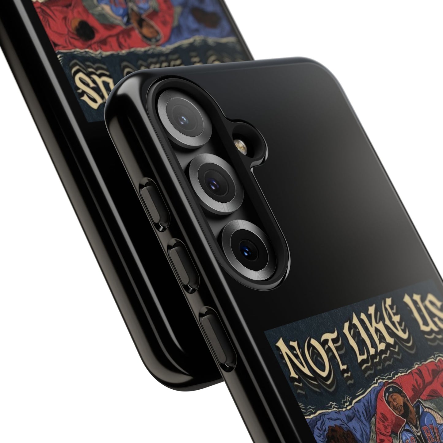 Kendrick Lamar "Not Like Us" Comic Book Cover Tough Phone Case – Hip Hop Art, Shockproof Dual-Layer Protection