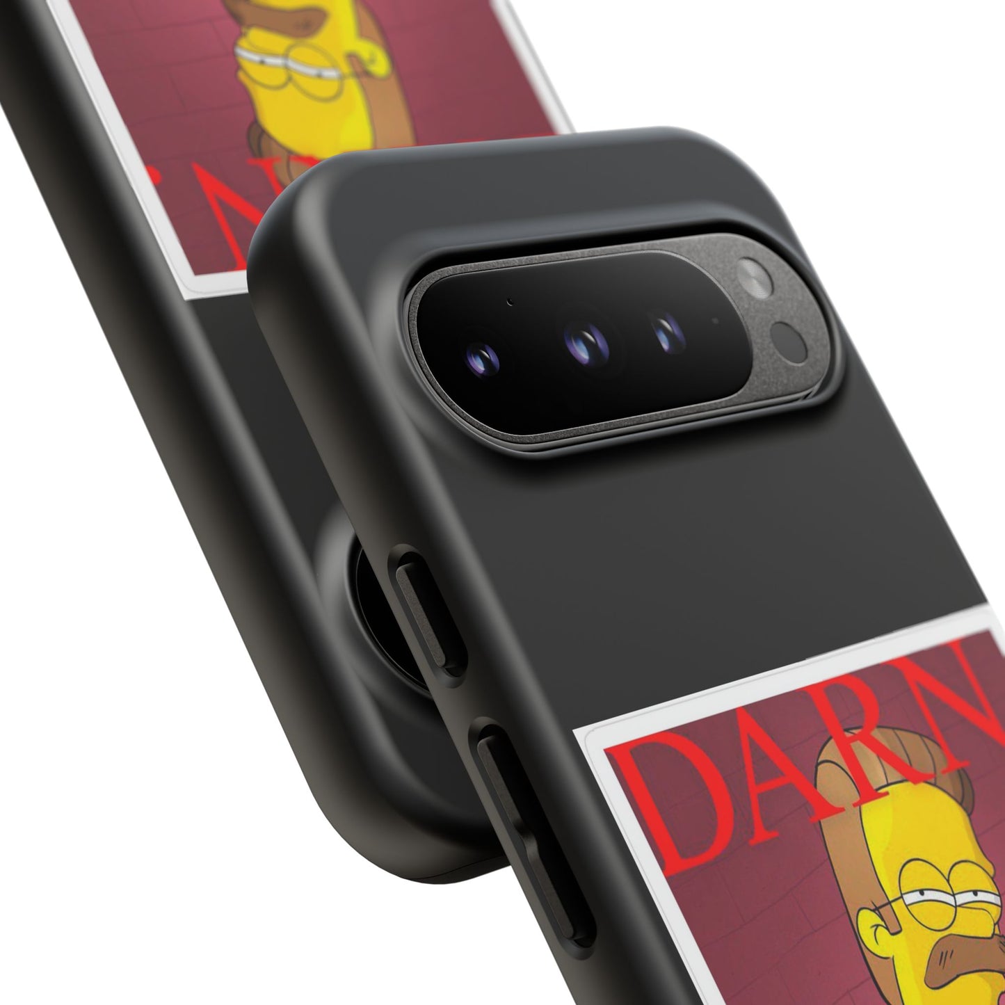Kendrick Lamar X Simpsons "DARN" Ned Flanders Tough Phone Case – Funny Rap Mashup Cover for iPhone, Samsung, & More