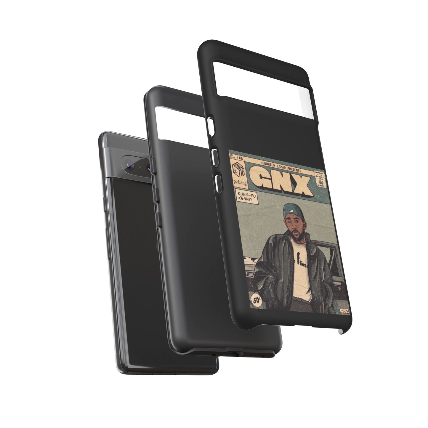 Kendrick Lamar "GNX" Comic Book Phone Case – Tough Shockproof Cover for iPhone, Samsung, & More