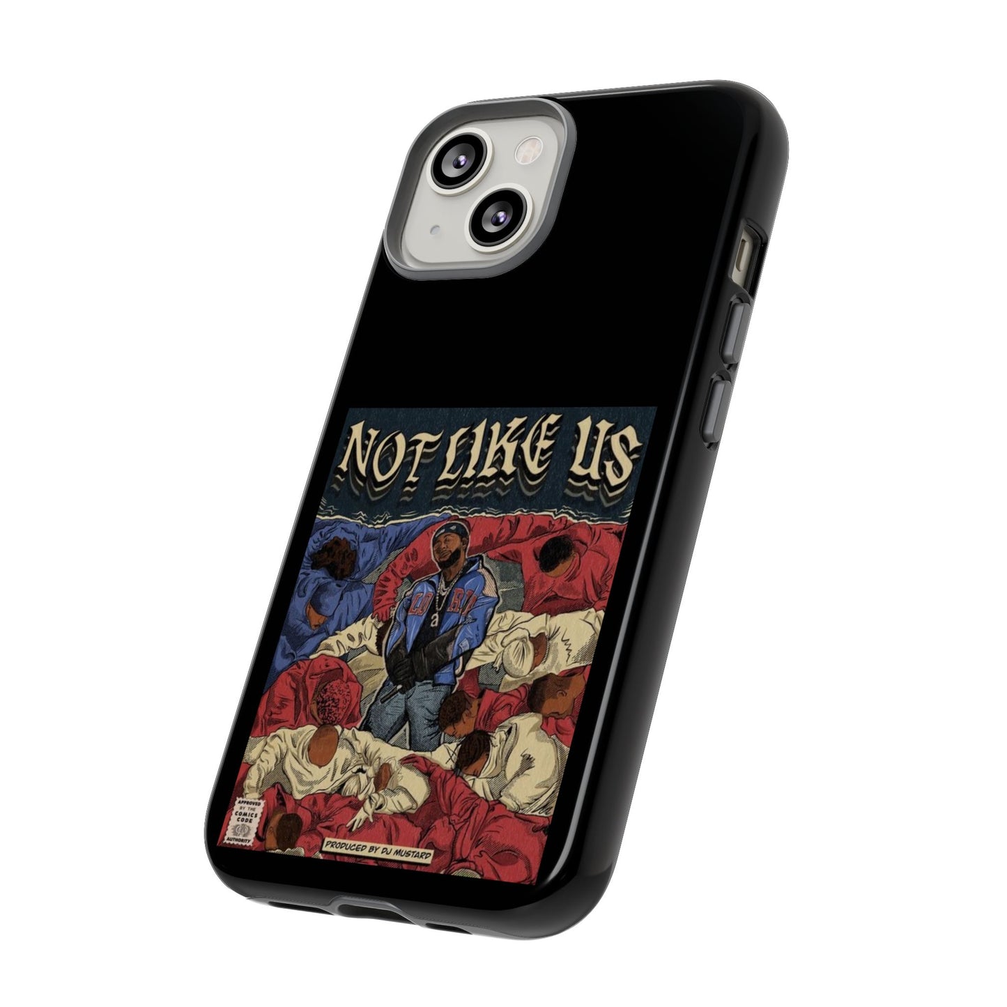 Kendrick Lamar "Not Like Us" Comic Book Cover Tough Phone Case – Hip Hop Art, Shockproof Dual-Layer Protection
