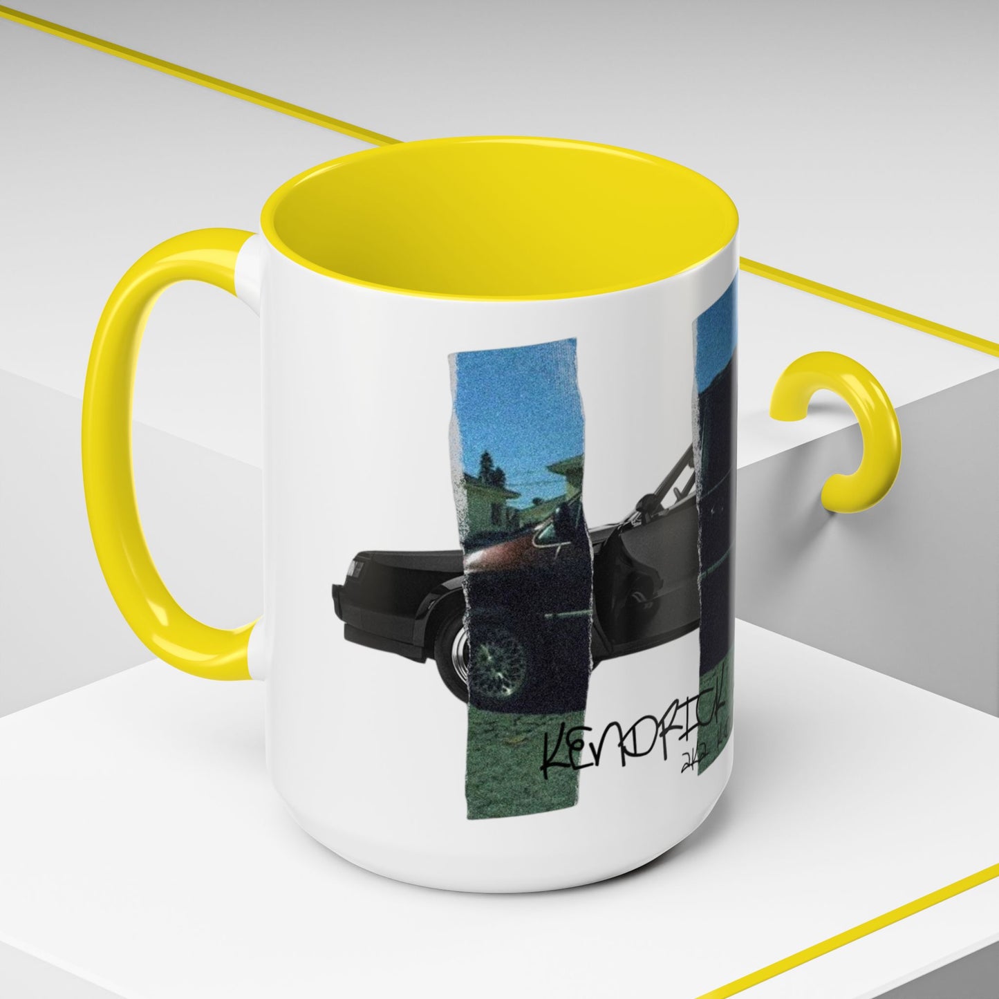 Kendrick Lamar GNX x Good Kid, M.A.A.D City Mashup Mug – Hip-Hop Fan Art Accent Coffee Cup
