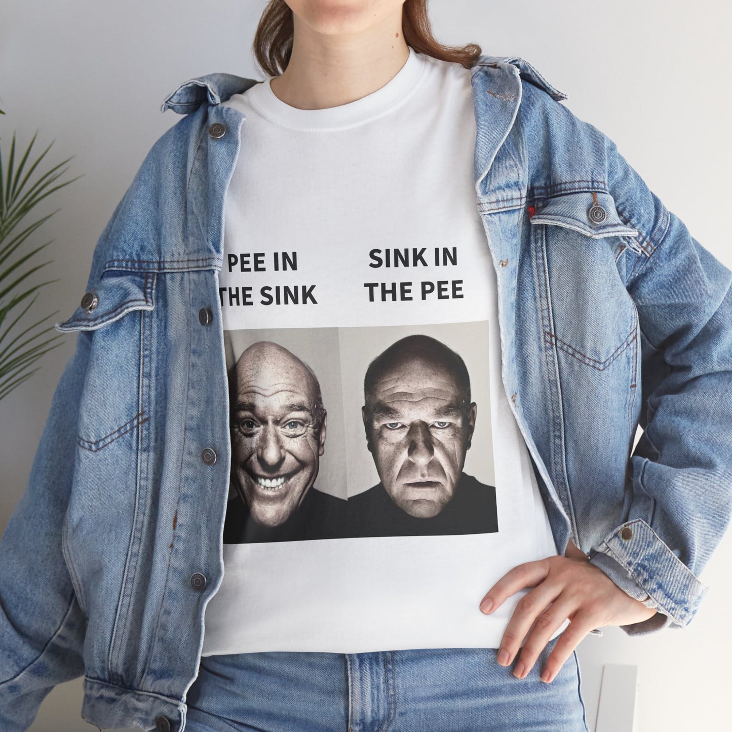 Dean Norris Breaking Bad "PEE IN THE SINK" Meme T-Shirt - WAS $24.99