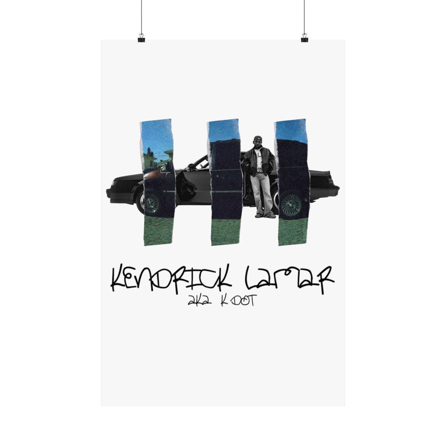 Kendrick Lamar GNX + Good Kid, m.A.A.d City Mashup Poster, Matte – Rap Wall Art, Hip-Hop Home Decor, Urban Music Print, Gift for Fan