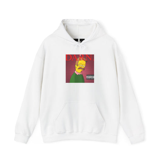 Kendrick Lamar X Simpsons "DARN" Ned Flanders Mashup Hoodie – Funny Rap Streetwear