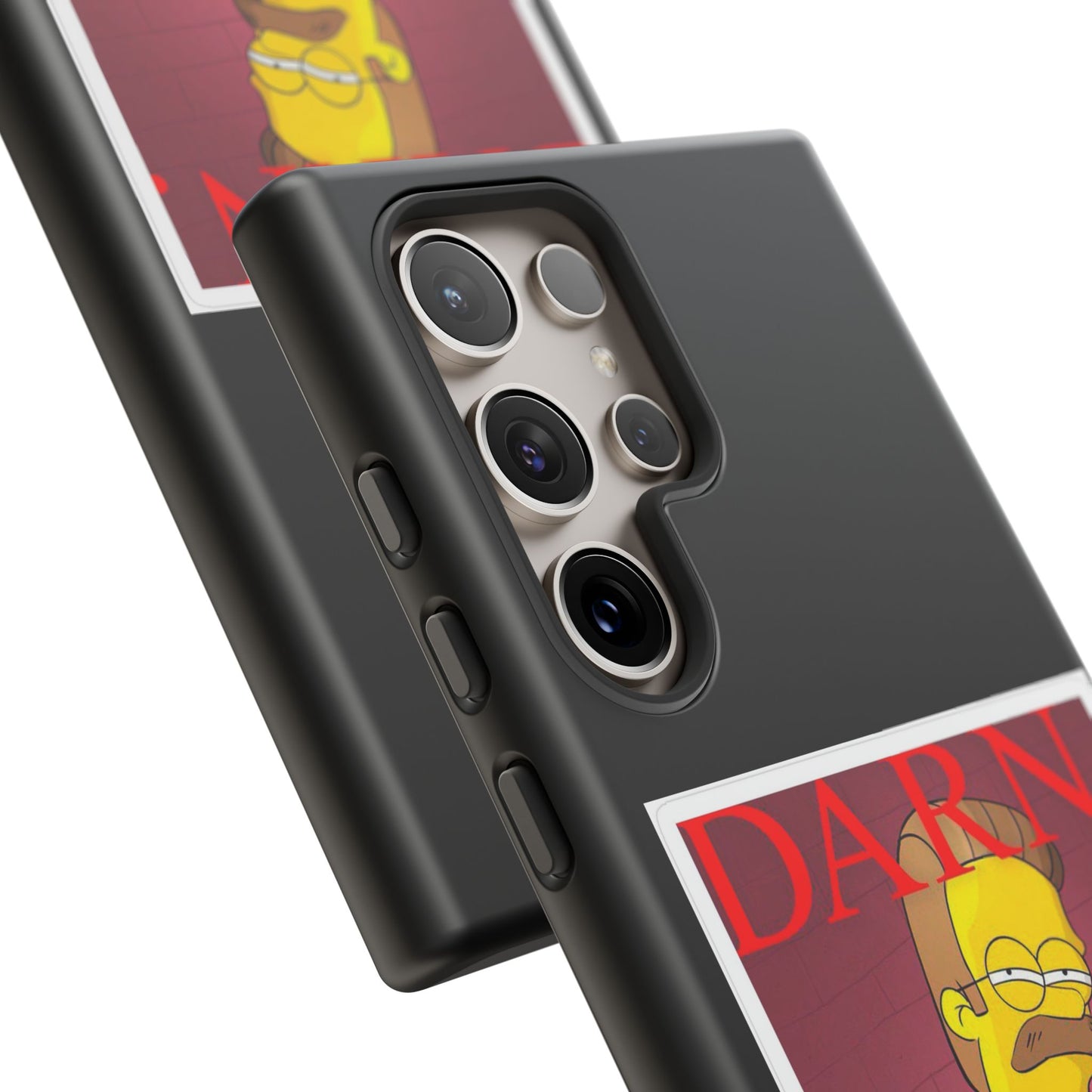 Kendrick Lamar X Simpsons "DARN" Ned Flanders Tough Phone Case – Funny Rap Mashup Cover for iPhone, Samsung, & More