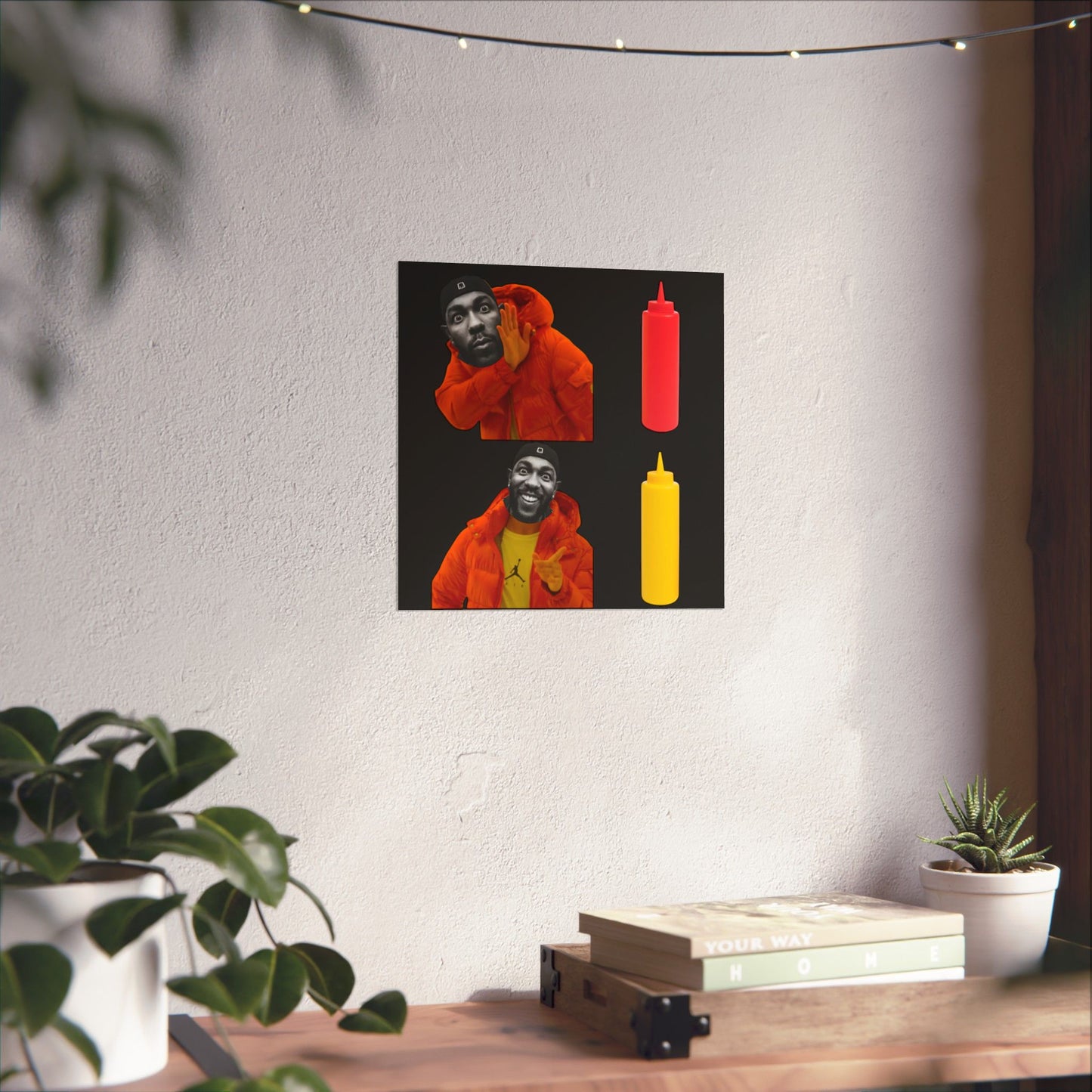 Kendrick Lamar MUSTARD Drake Meme - Matte Posters, Vibrant