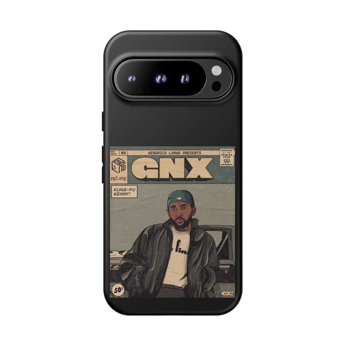 Kendrick Lamar "GNX" Comic Book Phone Case – Tough Shockproof Cover for iPhone, Samsung, & More