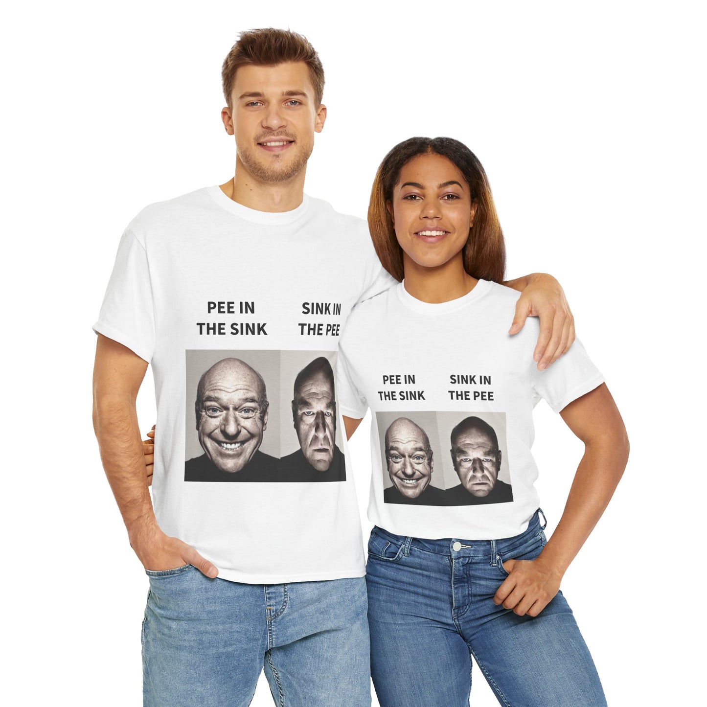Dean Norris Breaking Bad "PEE IN THE SINK" Meme T-Shirt - WAS $24.99