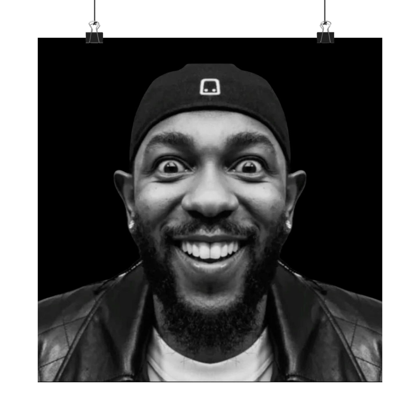 Kendrick Lamar Meme Face Mustard - Matte Posters