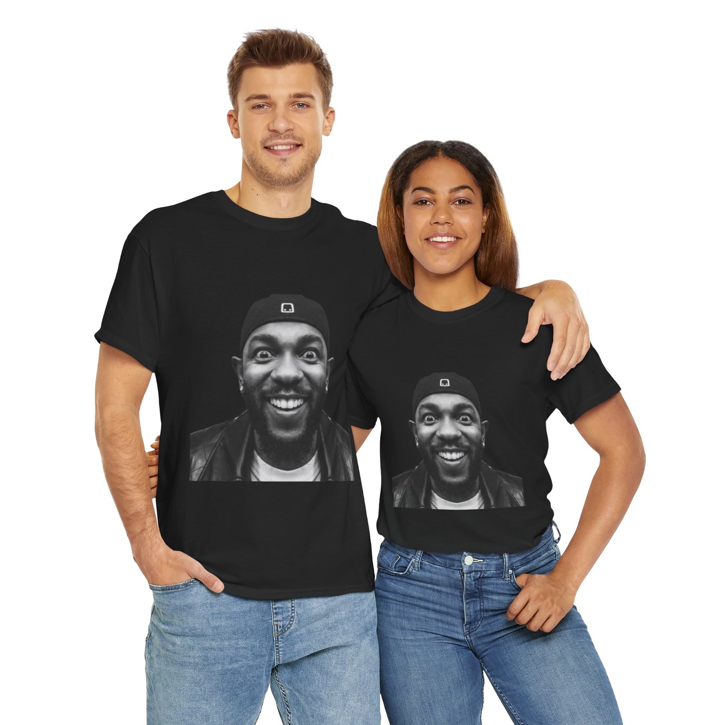 Kendrick Lamar Meme Face Mustard - T-Shirt/Unisex Heavy Cotton Shirt