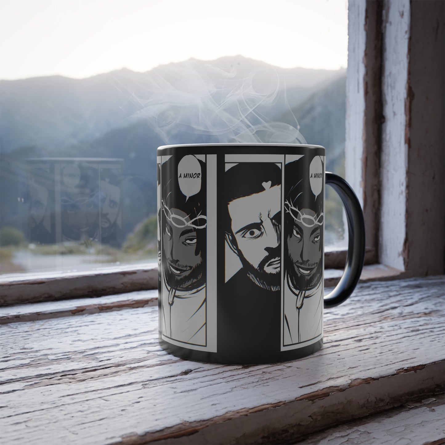 Kendrick Lamar Drake Anime Battle - Mug/Color Morphing Mug, 11oz
