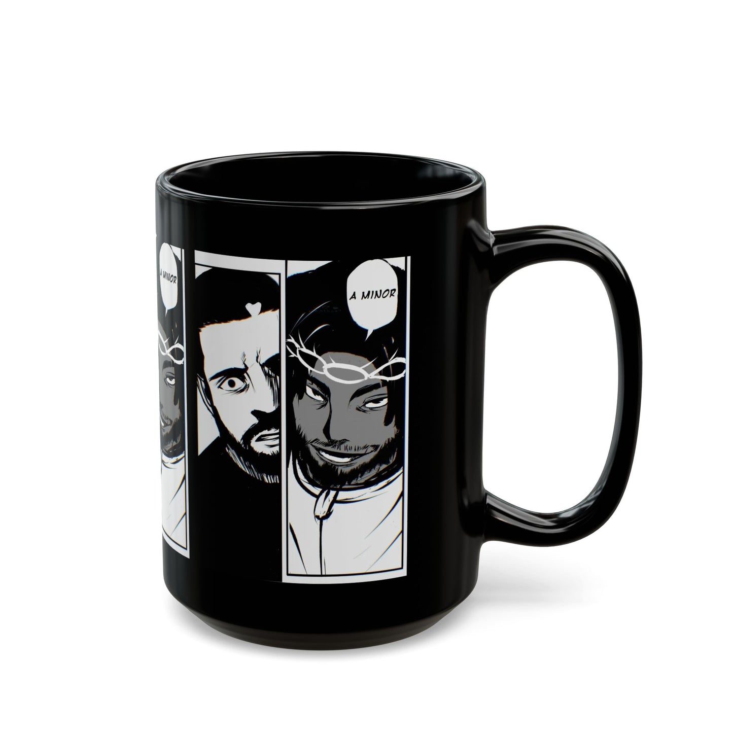 Kendrick Lamar Drake Anime Battle - Mug, Black (11oz, 15oz)