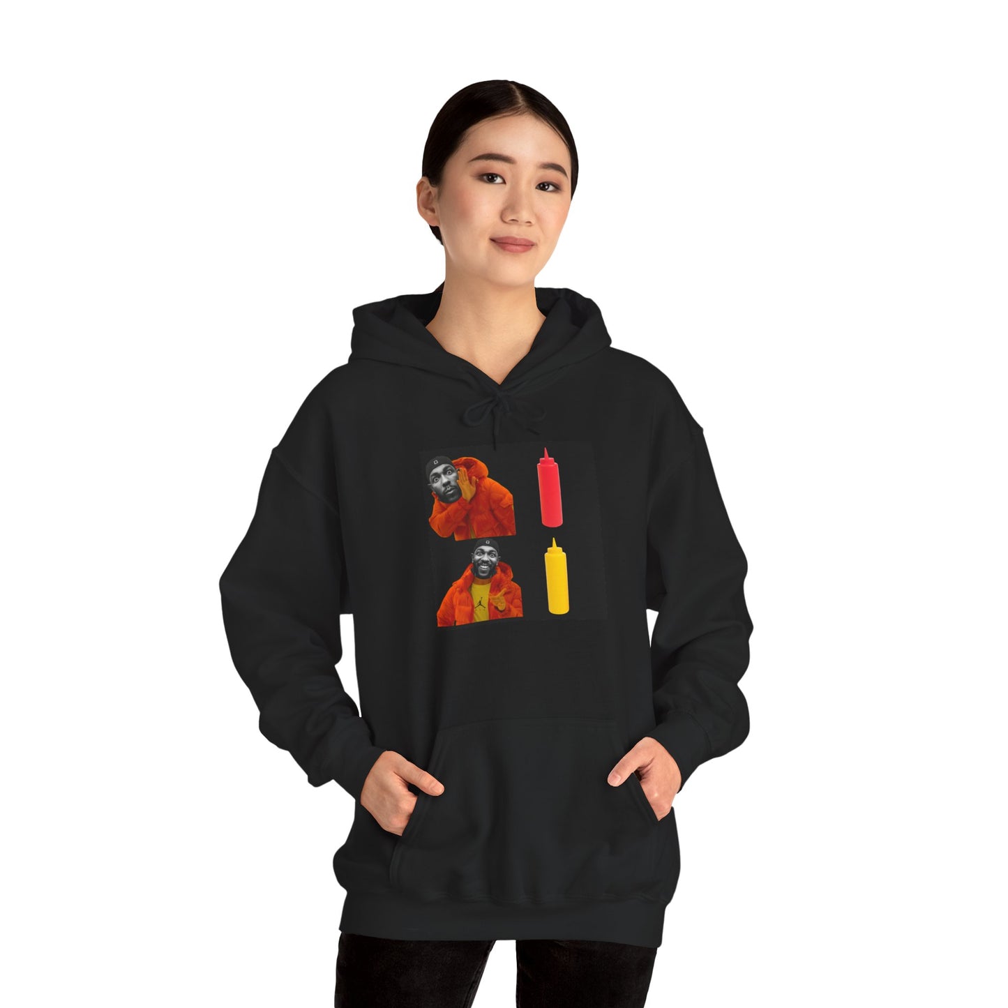 Kendrick Lamar Mustard Drake Meme - Hooded Sweatshirt