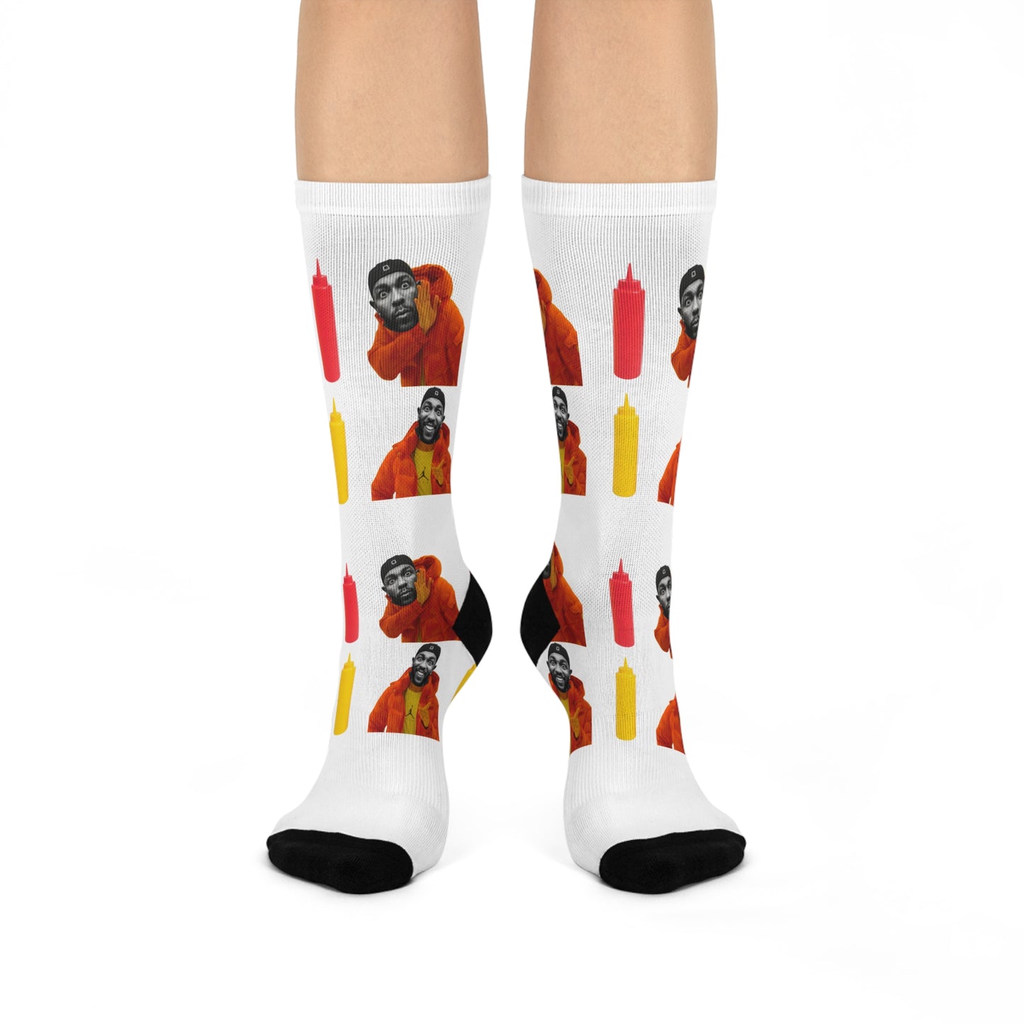 Kendrick Lamar Mustard Drake Meme - Crew Socks