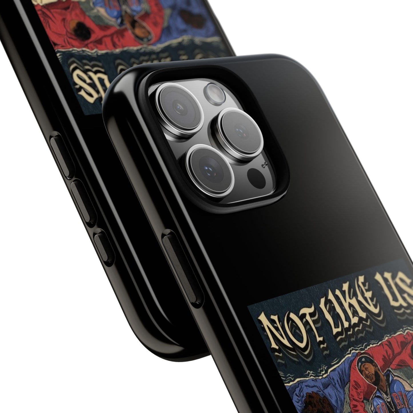Kendrick Lamar "Not Like Us" Comic Book Cover Tough Phone Case – Hip Hop Art, Shockproof Dual-Layer Protection