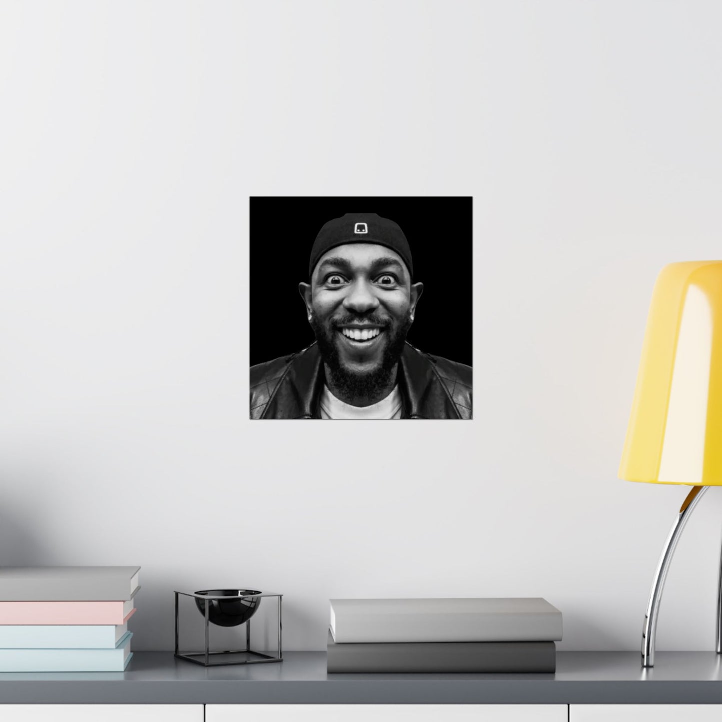 Kendrick Lamar Meme Face Mustard - Matte Posters