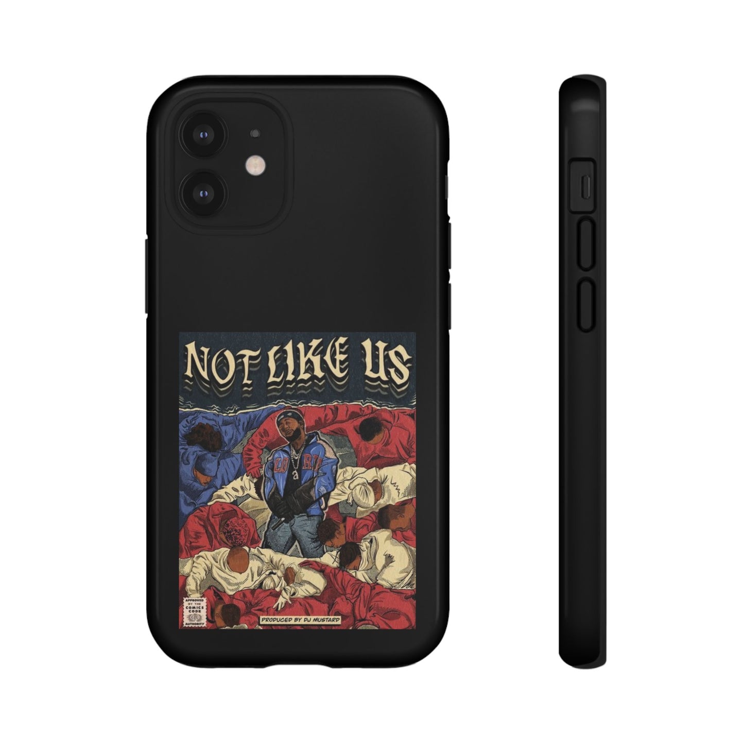Kendrick Lamar "Not Like Us" Comic Book Cover Tough Phone Case – Hip Hop Art, Shockproof Dual-Layer Protection