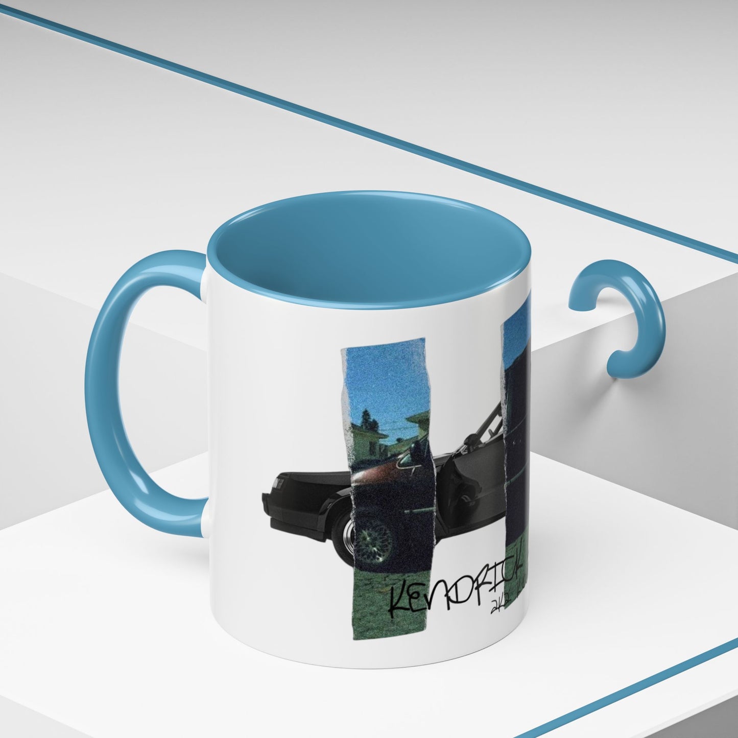 Kendrick Lamar GNX x Good Kid, M.A.A.D City Mashup Mug – Hip-Hop Fan Art Accent Coffee Cup