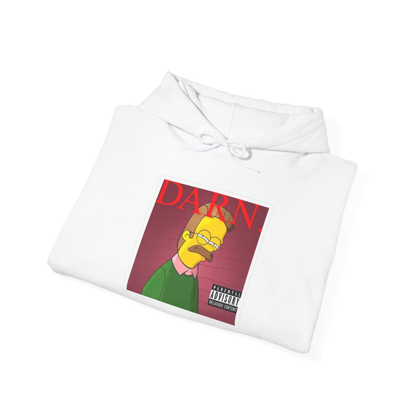 Kendrick Lamar X Simpsons "DARN" Ned Flanders Mashup Hoodie – Funny Rap Streetwear