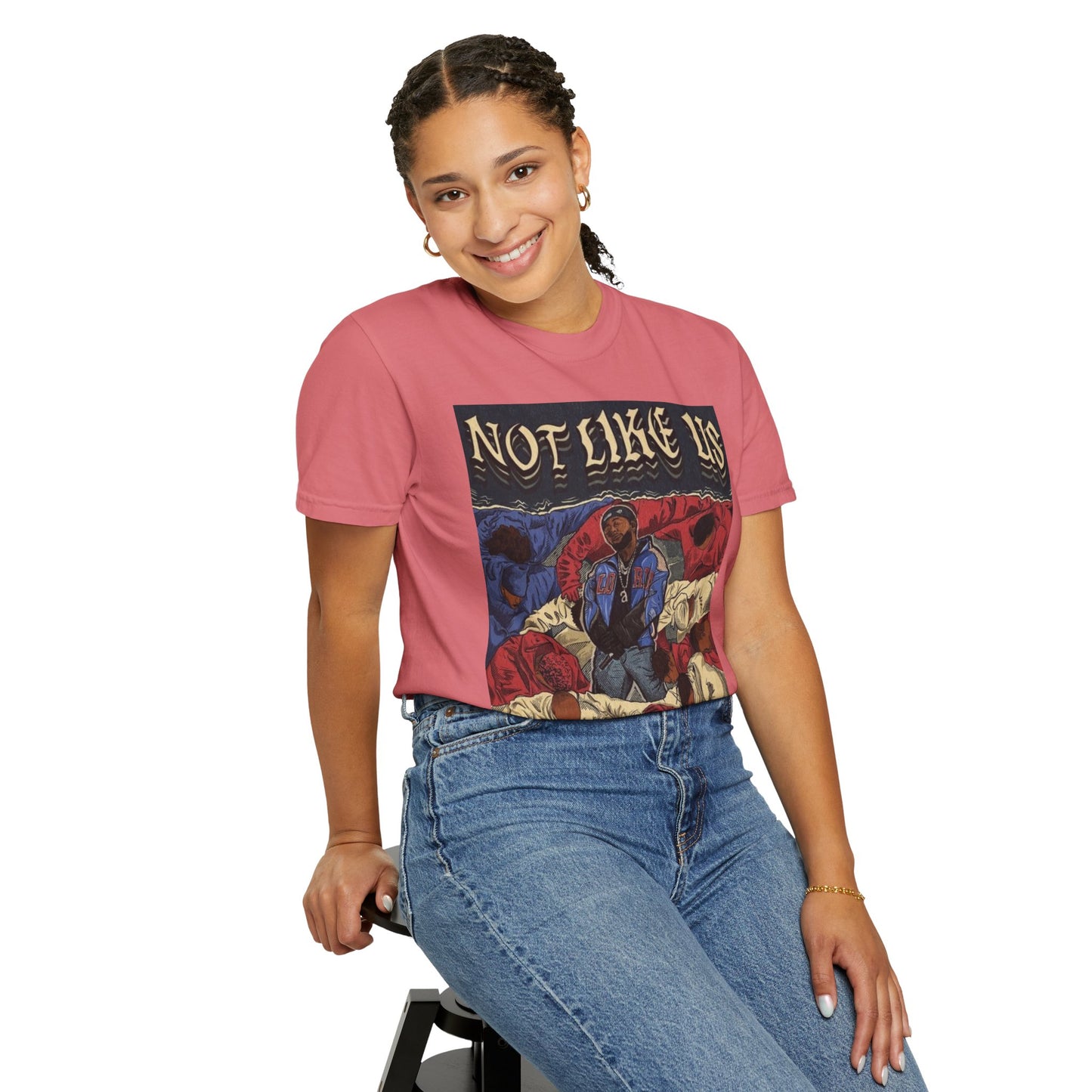 Kendrick Lamar "Not Like Us" Comic Cover - T-shirt