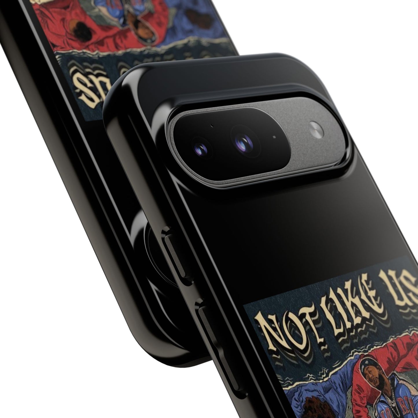 Kendrick Lamar "Not Like Us" Comic Book Cover Tough Phone Case – Hip Hop Art, Shockproof Dual-Layer Protection