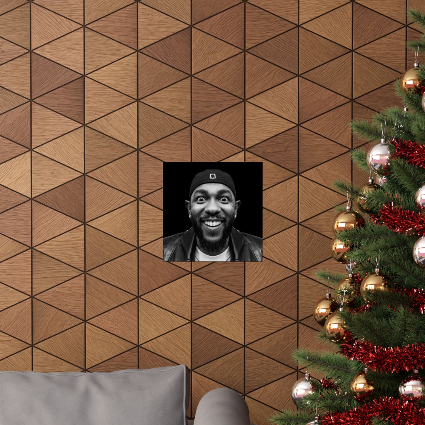 Kendrick Lamar Meme Face Mustard - Matte Posters