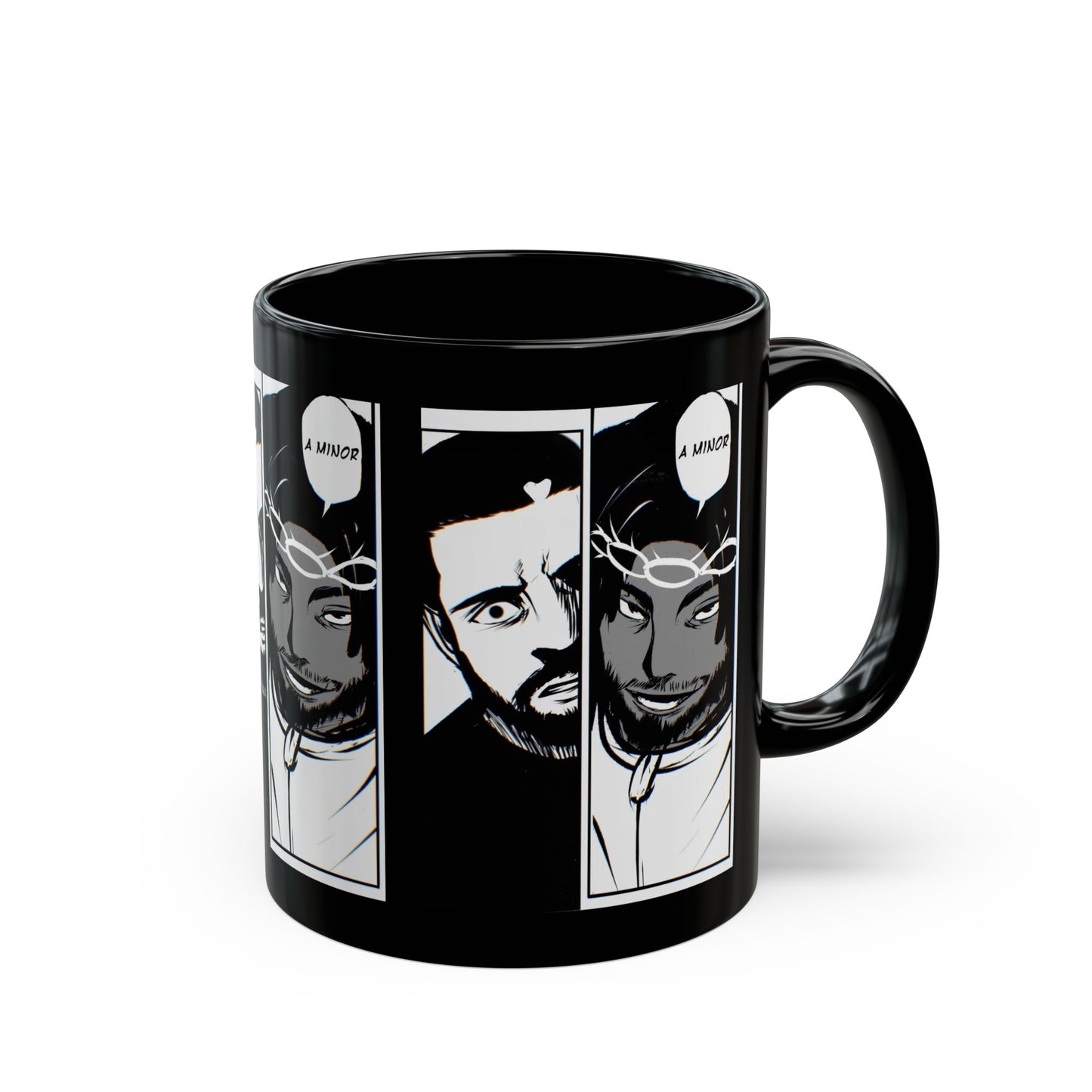 Kendrick Lamar Drake Anime Battle - Mug, Black (11oz, 15oz)
